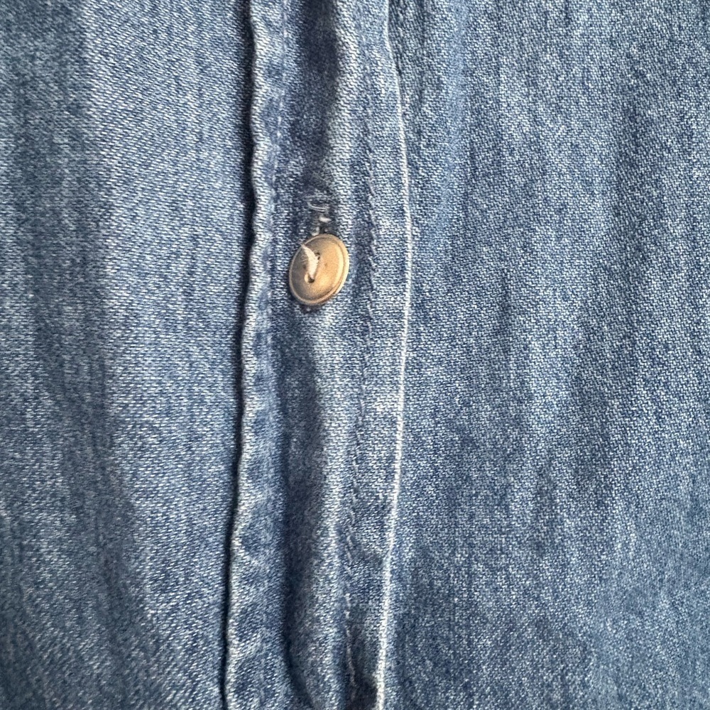 August Max Indigo Button-Down Shirt - image 5